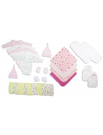 Newborn Baby Girls 25 Pc Layette Baby Shower Gift Set