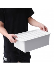 110V / 220V 24 Hole Soilless Hydroponic Box Cultivation Equipment Container for Vegetable Planting Growing Container