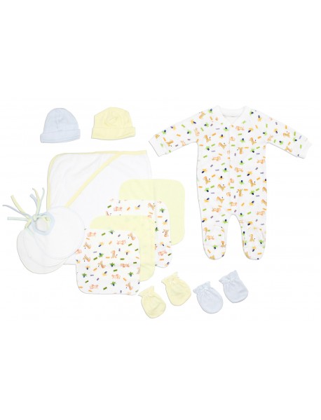 Newborn Baby Boys 13 Pc Layette Baby Shower Gift Set