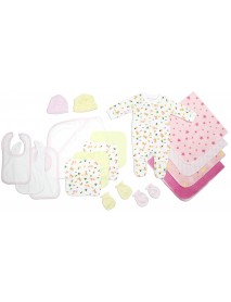Newborn Baby Girls 17 Pc Layette Baby Shower Gift Set