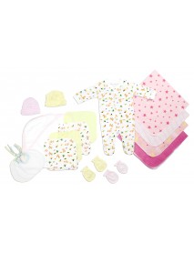Newborn Baby Girls 17 Pc Layette Baby Shower Gift Set