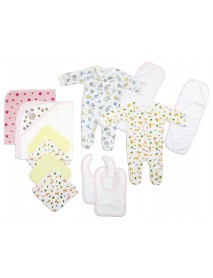 Newborn Baby Girls 12 Pc Layette Baby Shower Gift Set