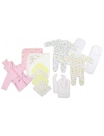 Newborn Baby Girls 13 Pc Layette Baby Shower Gift Set