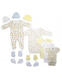 Newborn Baby Boys 12 Pc Layette Baby Shower Gift Set