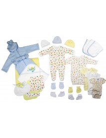 Newborn Baby Boys 25 Pc Layette Baby Shower Gift Set