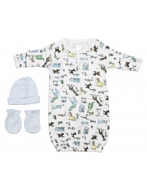 Boys 3 Piece Layette Set