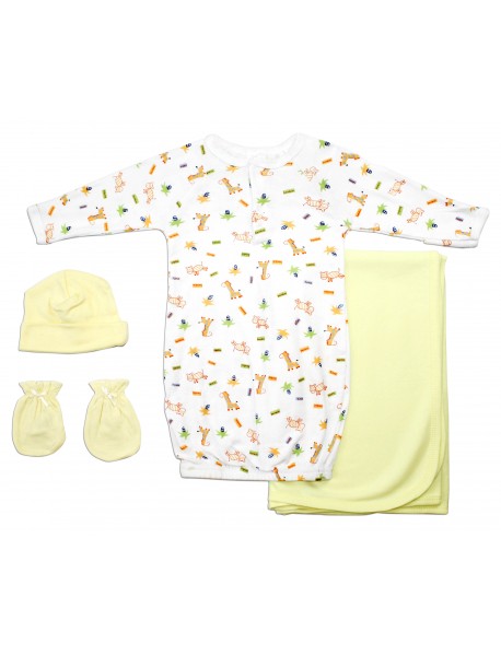 Girls 4 Piece Layette Set