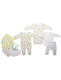 Unisex Newborn Baby 10 Pc Layette Baby Shower Gift Set