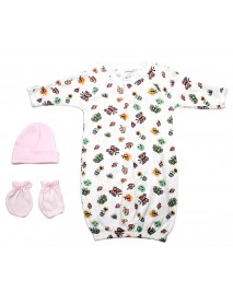 Girls 3 Piece Layette Set