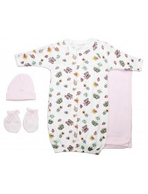 Girls 4 Piece Layette Set