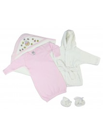 Girls 3 Piece Layette Set