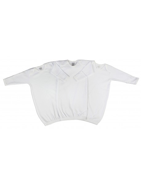 Unisex Newborn Baby 3 Piece Gown Set