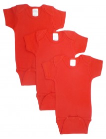 Red Bodysuit Onezies (Pack of 3)