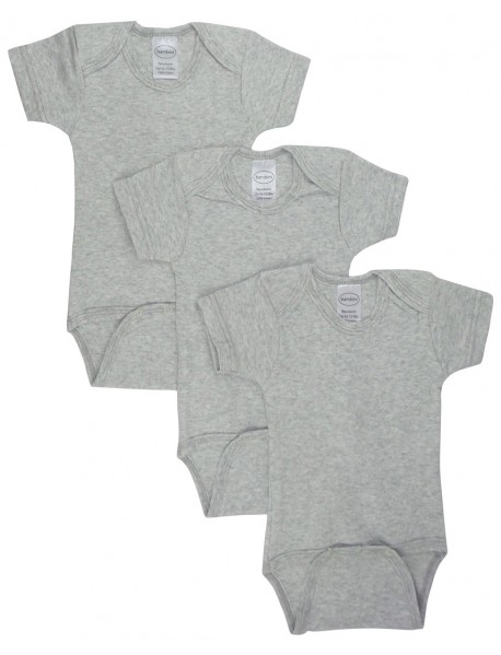 Grey Bodysuit Onezies (Pack of 3)