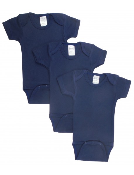 Navy Bodysuit Onezies (Pack of 3)