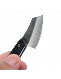 5.8cm Mini Chopping Knife Pendant Kit Kitchen Keychain Decoration With Sheath