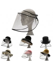 Women's Sun Protection Hats Anti-spray Spray Anti-dust See Through Bucket Hat