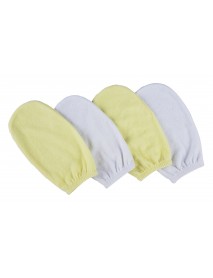 Washcloth Mitt - 4 pc Set