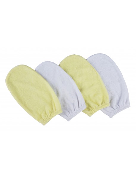 Washcloth Mitt - 4 pc Set
