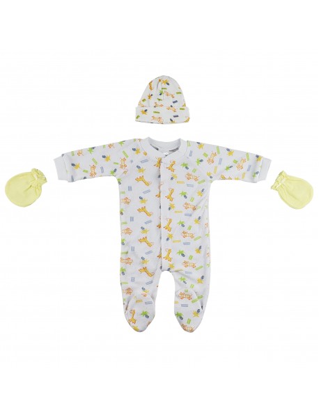 Sleep-n-Play, Cap and Mittens - 3 pc Set