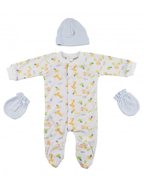 Sleep-n-Play, Cap and Mittens - 3 pc Set