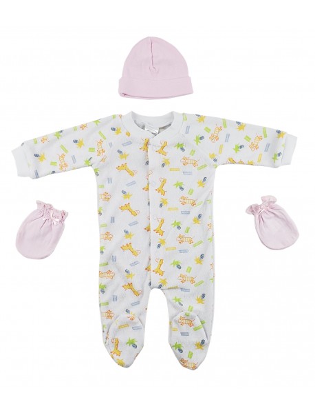 Sleep-n-Play, Cap and Mittens - 3 pc Set