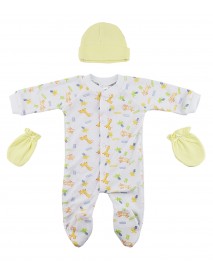 Sleep-n-Play, Cap and Mittens - 3 pc Set