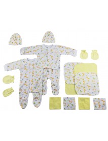 Sleep-n-Plays, Caps, Mittens and Washcloths - 14 pc Set