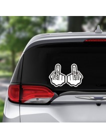 Epidemic Prevention Gesture Window Background Wall Car Protective Healthcare Sticker for Home Floor Decor