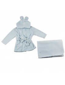 Fleece Robe and Blanket - 2 pc Set