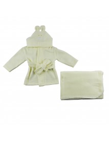 Fleece Robe and Blanket - 2 pc Set