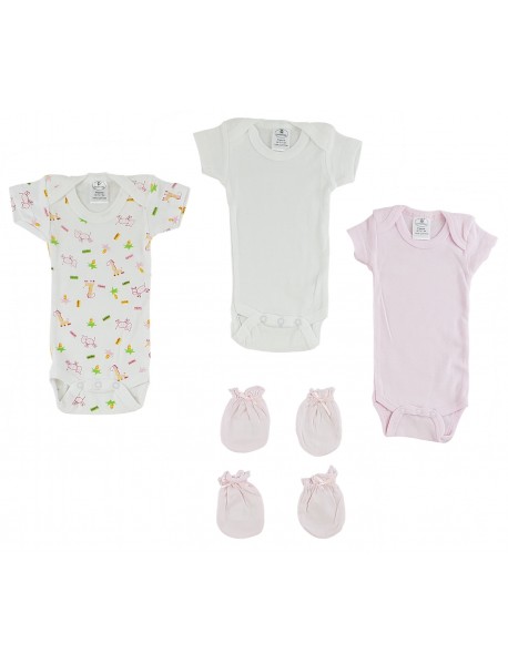 Preemie Onezies and Mittens - 2 pc Set