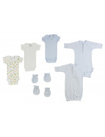Preemie Boys Onezies, Gowns and MIttens