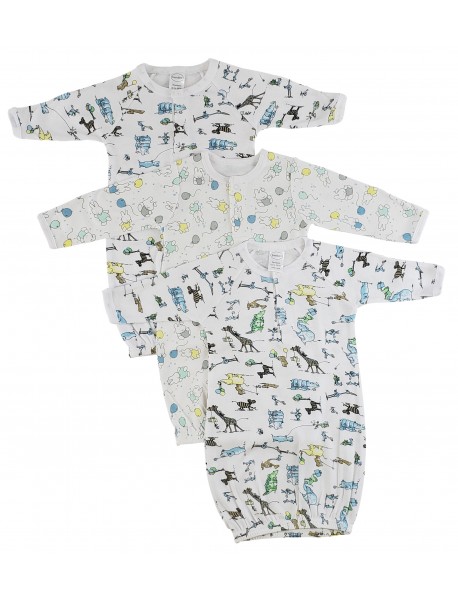 Infant Gowns - 3 Pack