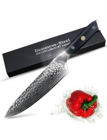 8-inch Thrashing Damascus Steel Chef Knife Non-stick  Multi-function Cooking Knife for Kitchen Tool