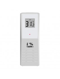 Loskii CJ5528-14DAY LCD RF Wireless Weather Station Table Alarm Clock Calendar 12/24 Hours Indoor/Outdoor Temperature Display