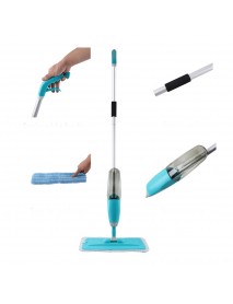 Household Flat Spray Mop Combination Wooden Floor Ceramic Tile Dry Mop Cleaning Tools with Cleaning Cloth Head
