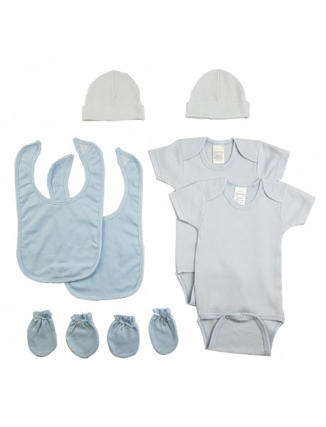 Blue 4 Piece Baby Clothes Set