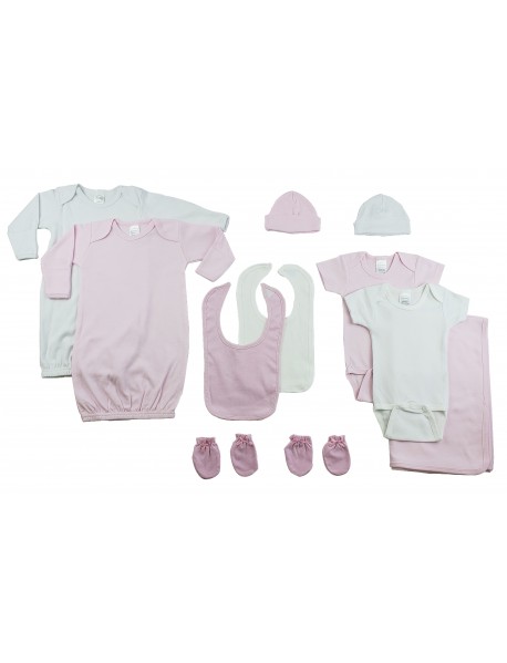 Girls 10 Piece Layette Set