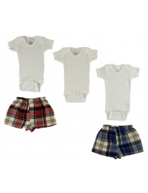 Infant Onezies and Boxer Shorts