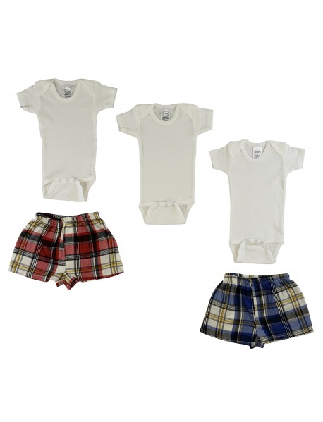 Infant Onezies and Boxer Shorts