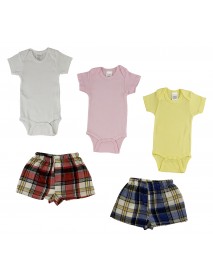 Infant Onezies and Boxer Shorts