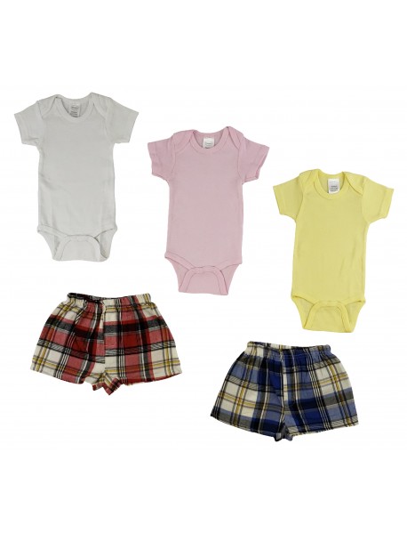 Infant Onezies and Boxer Shorts