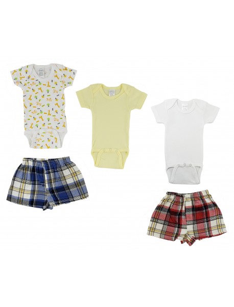 Infant Onezies and Boxer Shorts