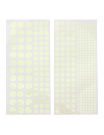 400pcs Luminous Glow In The Dark Star Round Dot Wall Sticker Home Ceiling