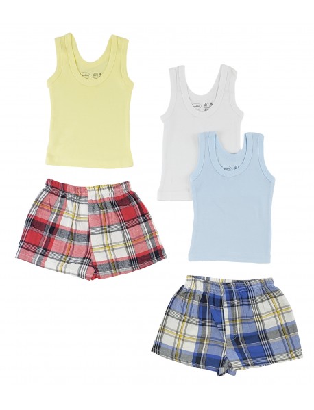 Boys Tank Tops and Boxer Shorts