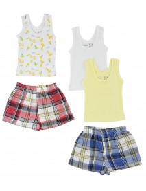 Boys Tank Tops and Boxer Shorts