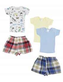 Infant Girls T-Shirts and Boxer Shorts