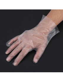100Pcs/Pack CPE Food-grade Kitchen Disposable Gloves Transparent Tableware Glove Party Disposable Supply Hand Protection