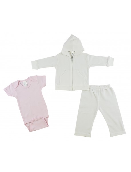 Infant Sweatshirt, Onezie and Pants - 3 pc Set